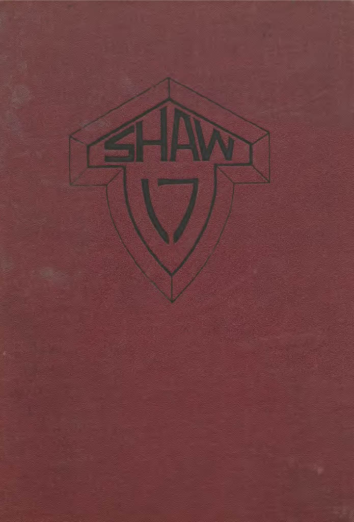 Shaw High School Yearbook 1917